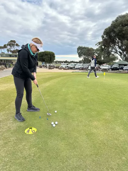 Coring of the greens